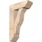 Ekena Millwork Funston Slat Smooth Bracket w/ Offset Brace, Douglas Fir, 7 1/2"W x 22"D x 34"H BKT0806X22X34FST06SDF - alternate 1